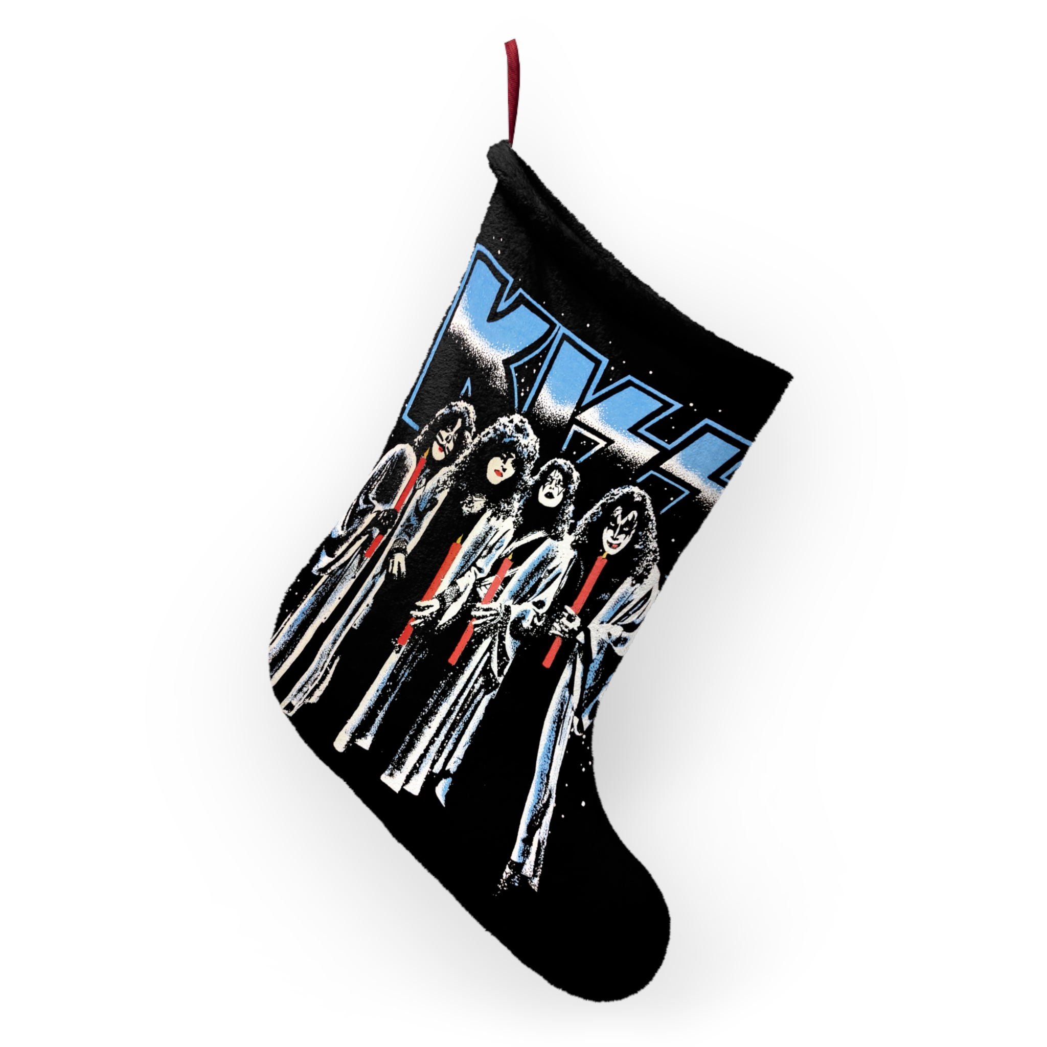 KISS KISSmas In Robes and Candles Christmas Stocking - Image 4
