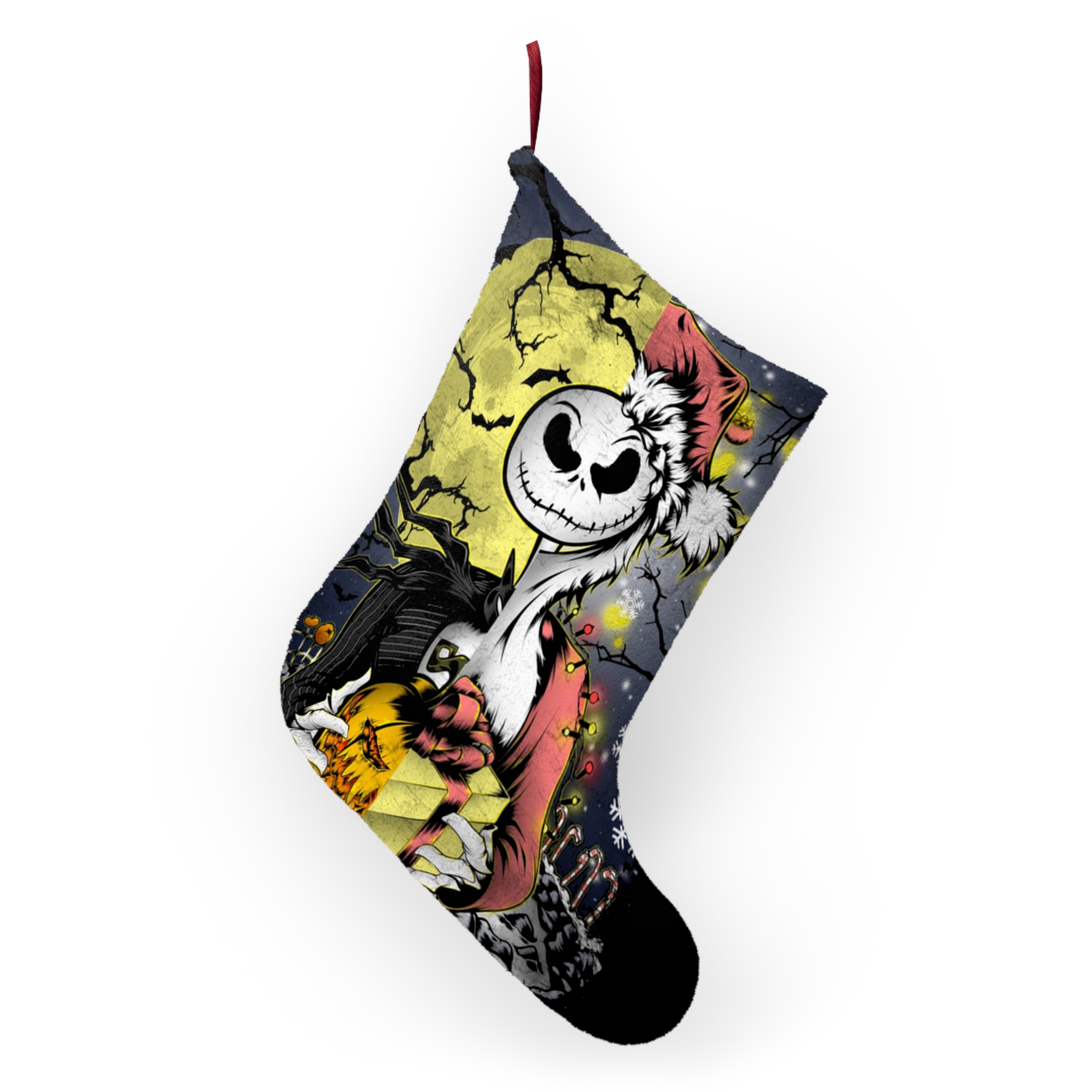 Nightmare Before Christmas Jack Skellington Christmas Stocking - Image 4