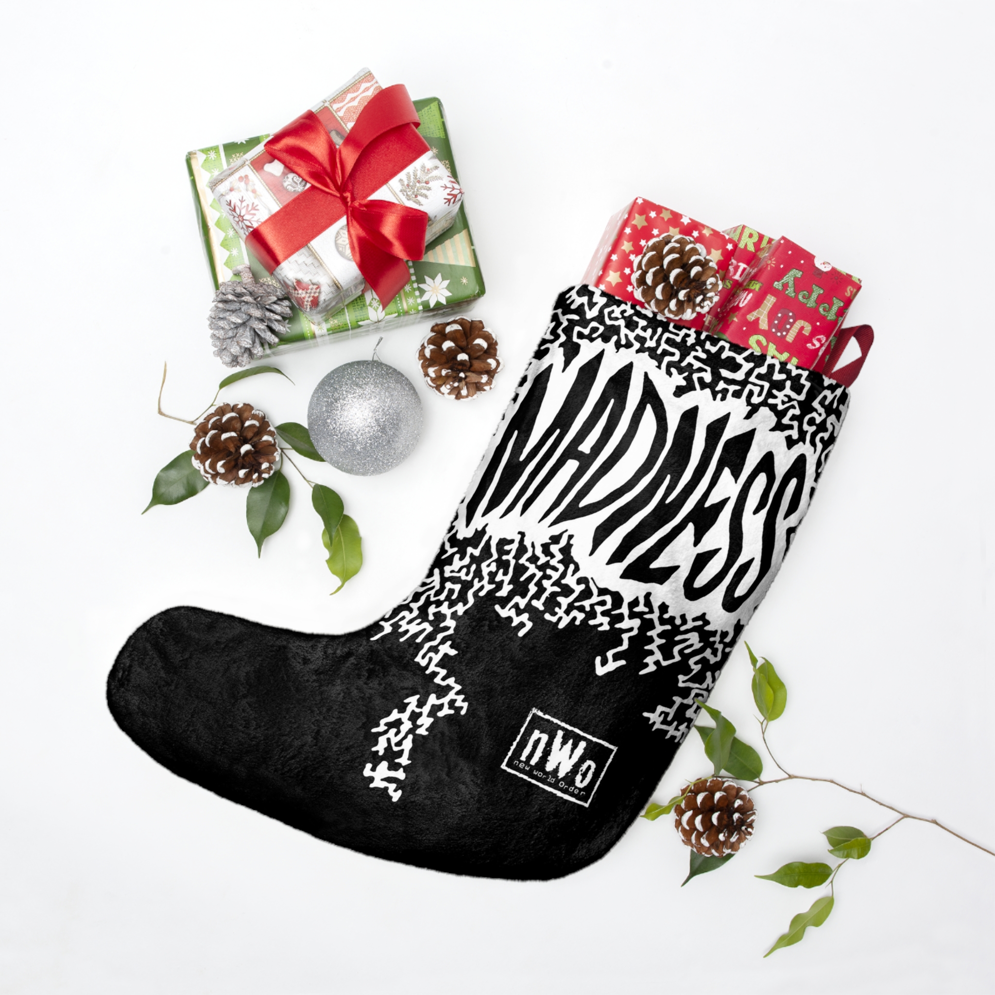 Randy Macho Man Savage NWO Madness Christmas Stocking - Image 3