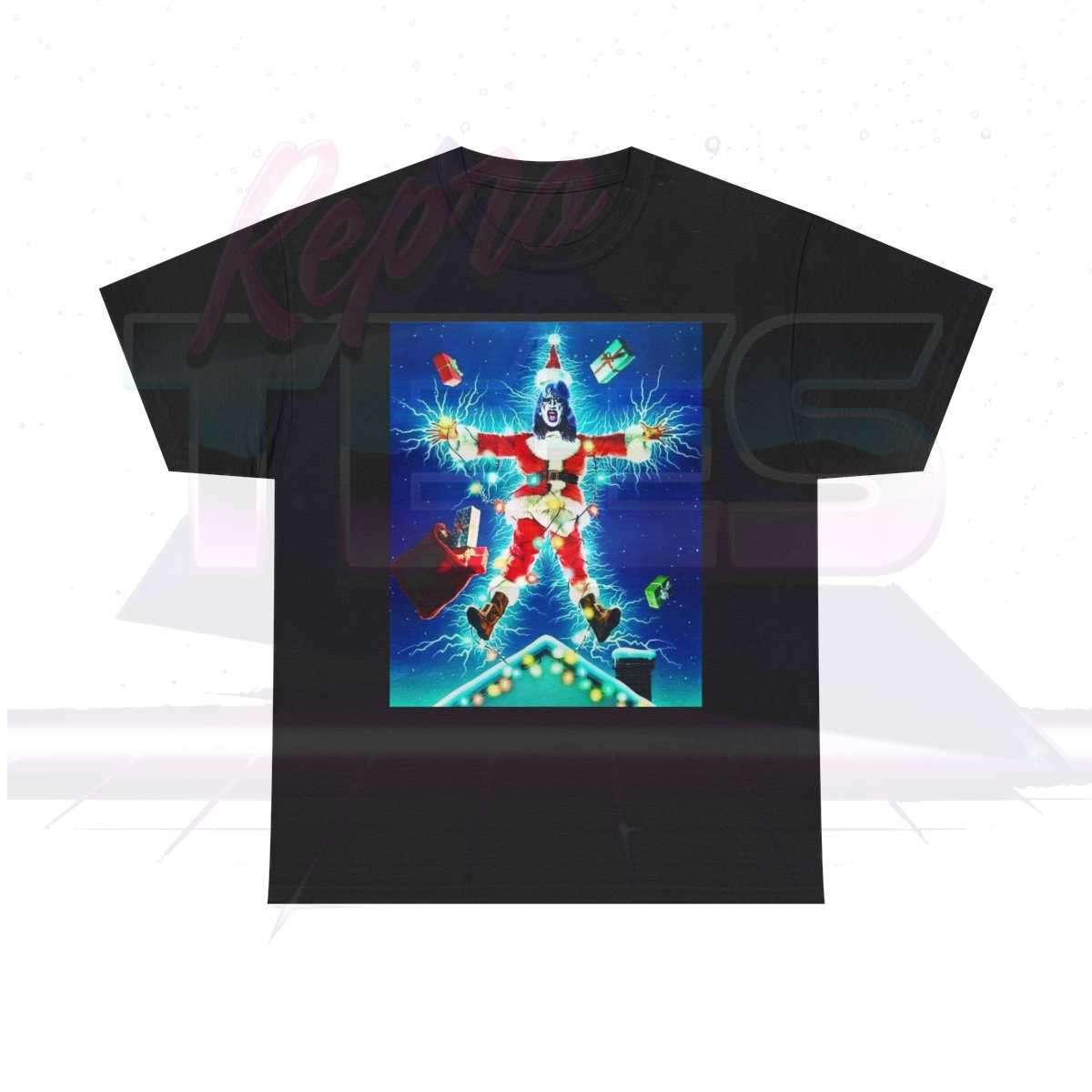 Ace Frehley KISS Christmas Vacation Movie Poster Parody Shirt