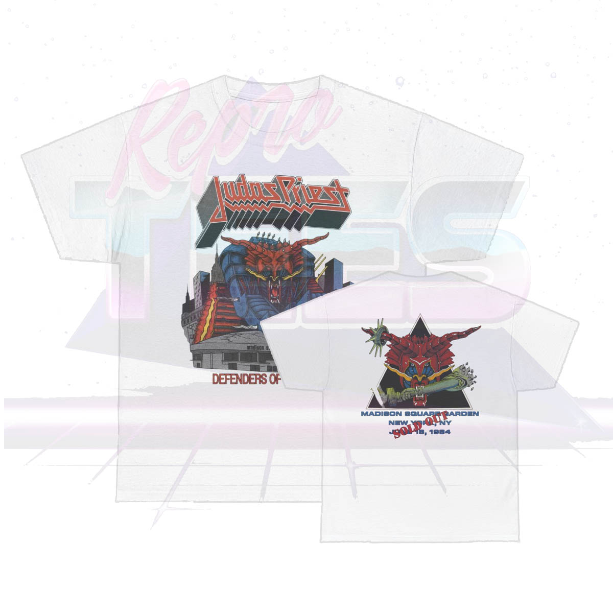 Judas Priest Madison Square Garden June 1984 Event Shirt