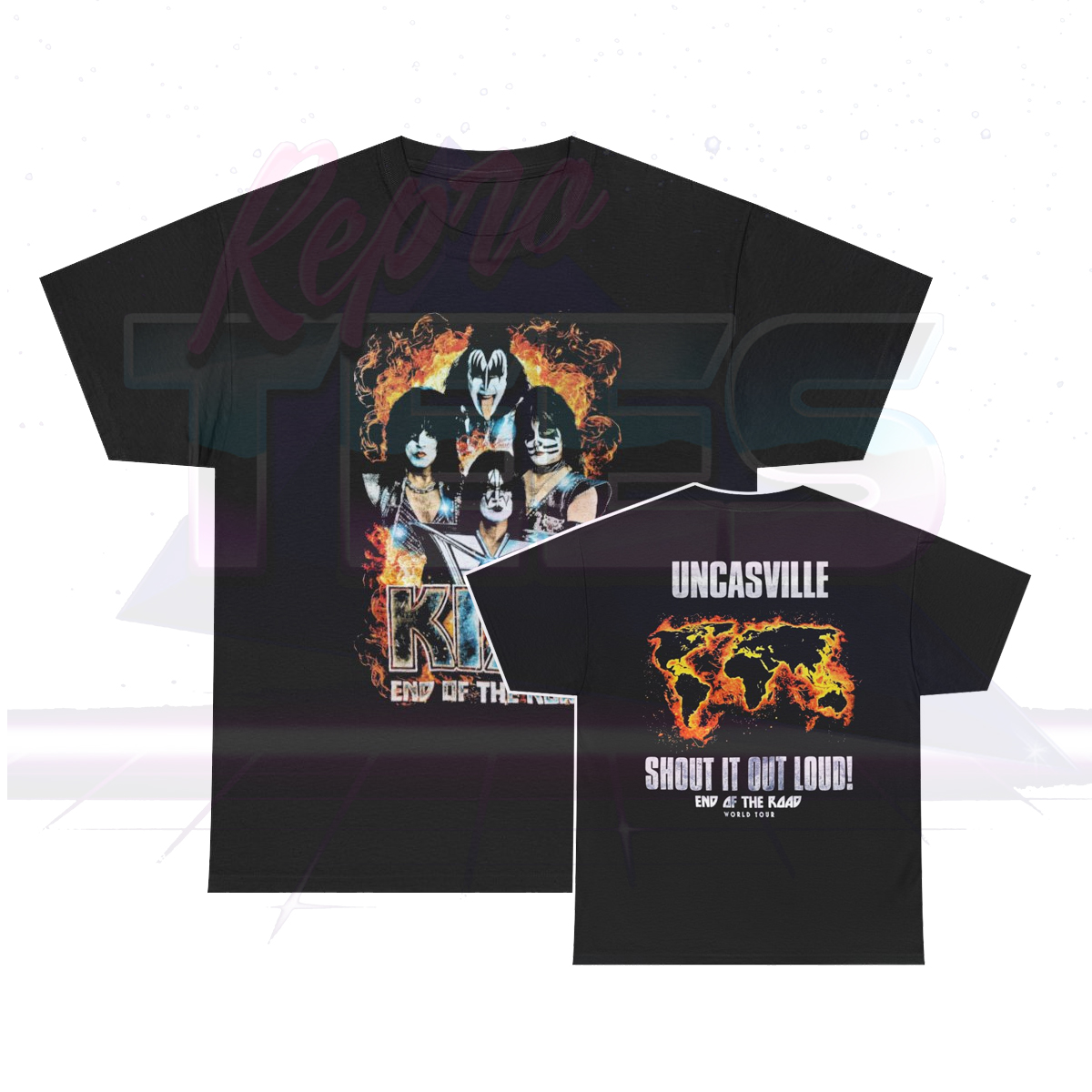 KISS End of The Road Uncasville, CT Event Shirt