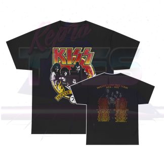 KISS 1974-75 Hotter Than Hell Custom Tour Shirt
