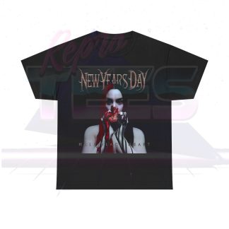 New Years Day Half Black Heart Shirt
