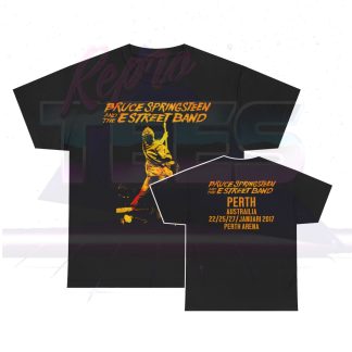 Bruce Springsteen 2017 Perth Australia Custom Event Shirt