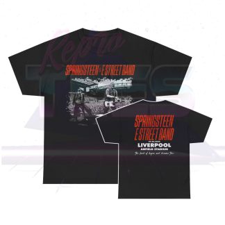 Bruce Springsteen 2025 Custom Liverpool Event Shirt