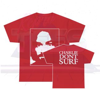 Charles Manson Axl Rose Inspired Charlie Don't Surf Shirt
