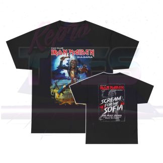 Iron Maiden 2026 Bulgaria Scream For Me Sofia Shirt
