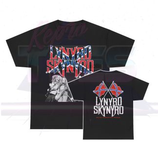 Lynyrd Skynyrd Photo With Rebel Flags EST 1964 Shirt