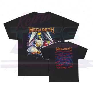 Megadeth 1990 Rust In Peace Era Shirt