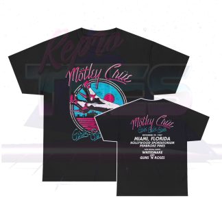 Motley Crue 1987 Girls Girls Girls Custom Miami Florida Event Shirt