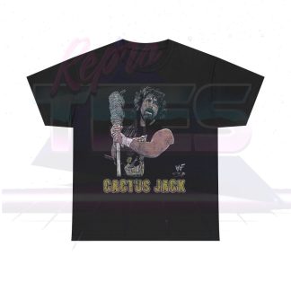 Cactus Jack Attitude Era Barbed Wire Bat Shirt