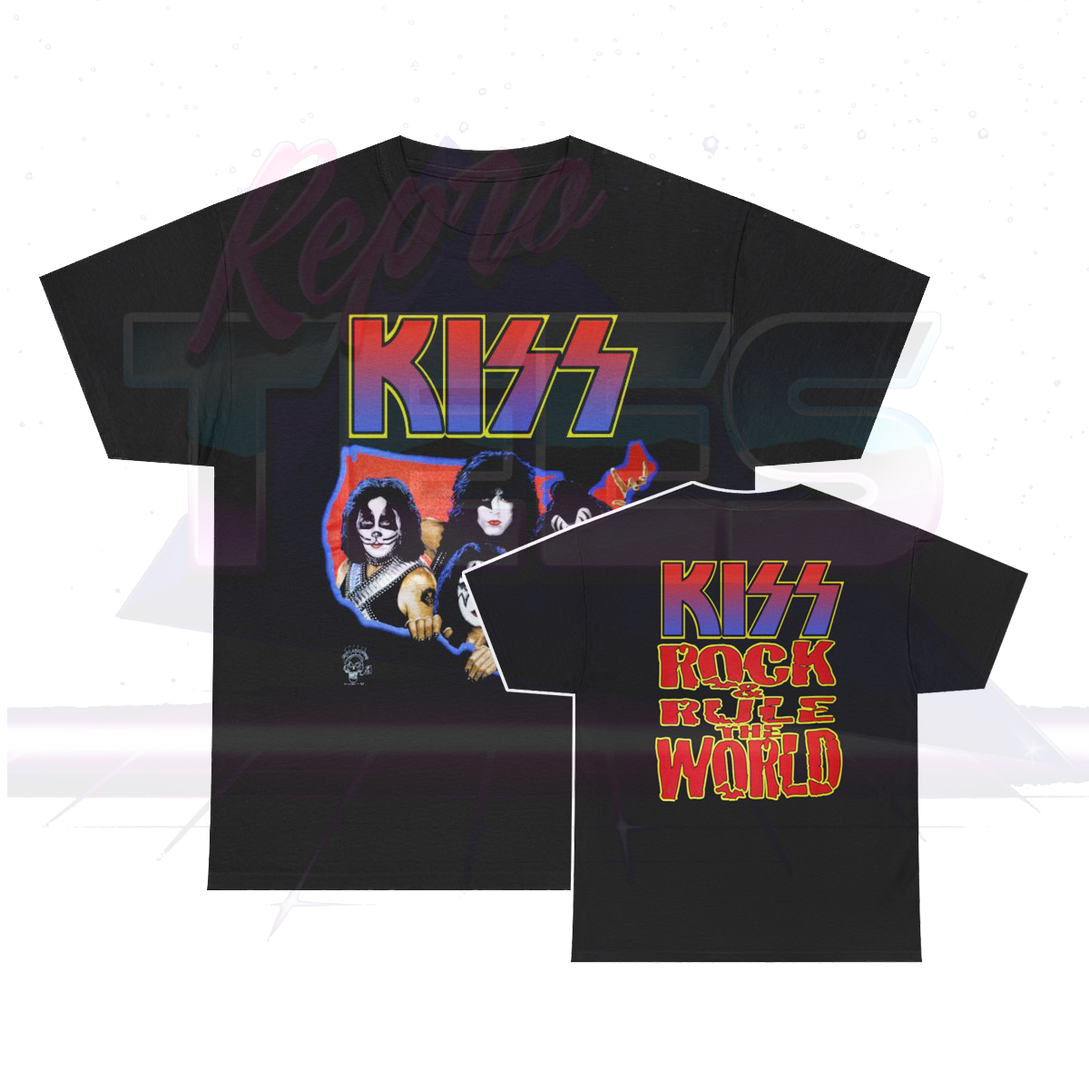 KISS 1996 Rock and Rule The World Shirt