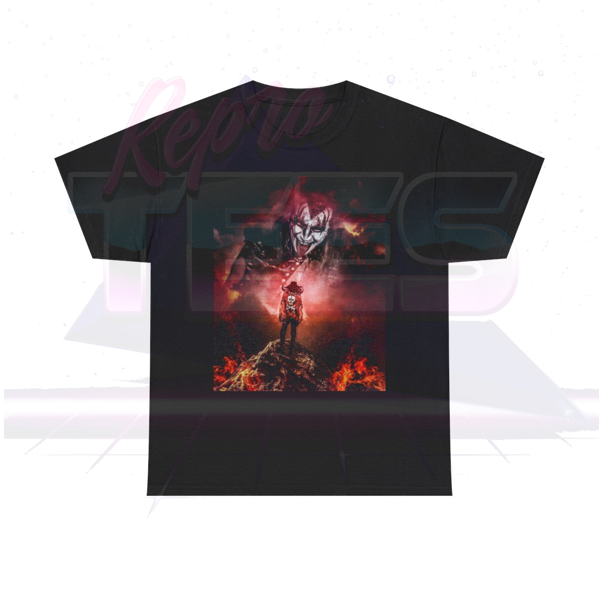 KISS Gene Simmons Crossbones Era Photo Art Shirt