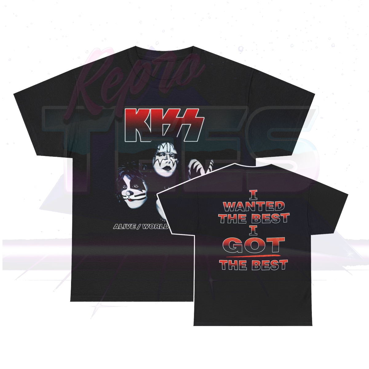 KISS '96 '97 I Wanted The Best I Got The Best Tour Shirt