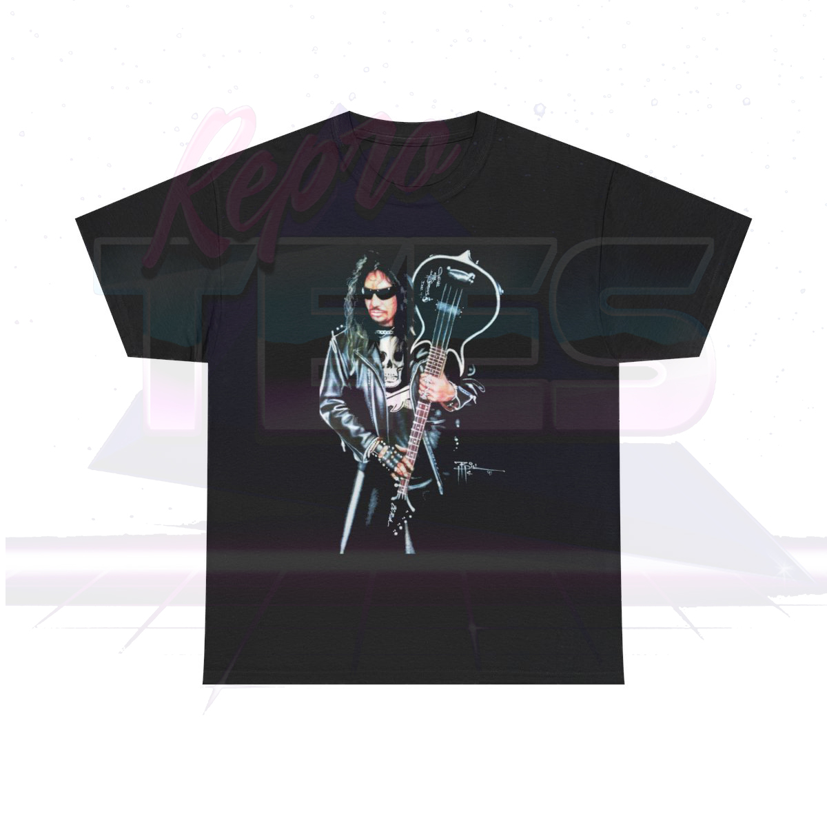 KISS Revenge Era Gene Simmons With Bass Shirt