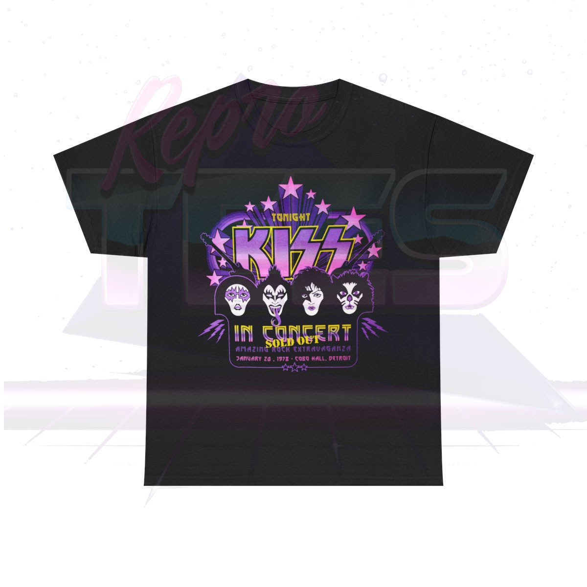 KISS Cobo Hall Sold Out Show Shirt
