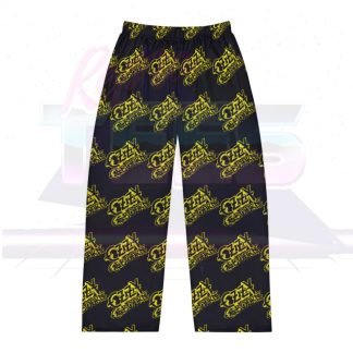Ozzy Osbourne Yellow Distressed Logo Pajama Pants
