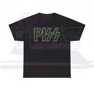 PISS KISS Logo Parody Shirt