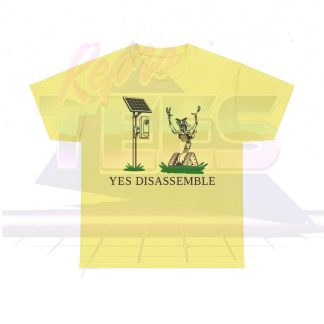 Yes Disassemble Anti Flock Camera Short Circuit Inspired Shirt