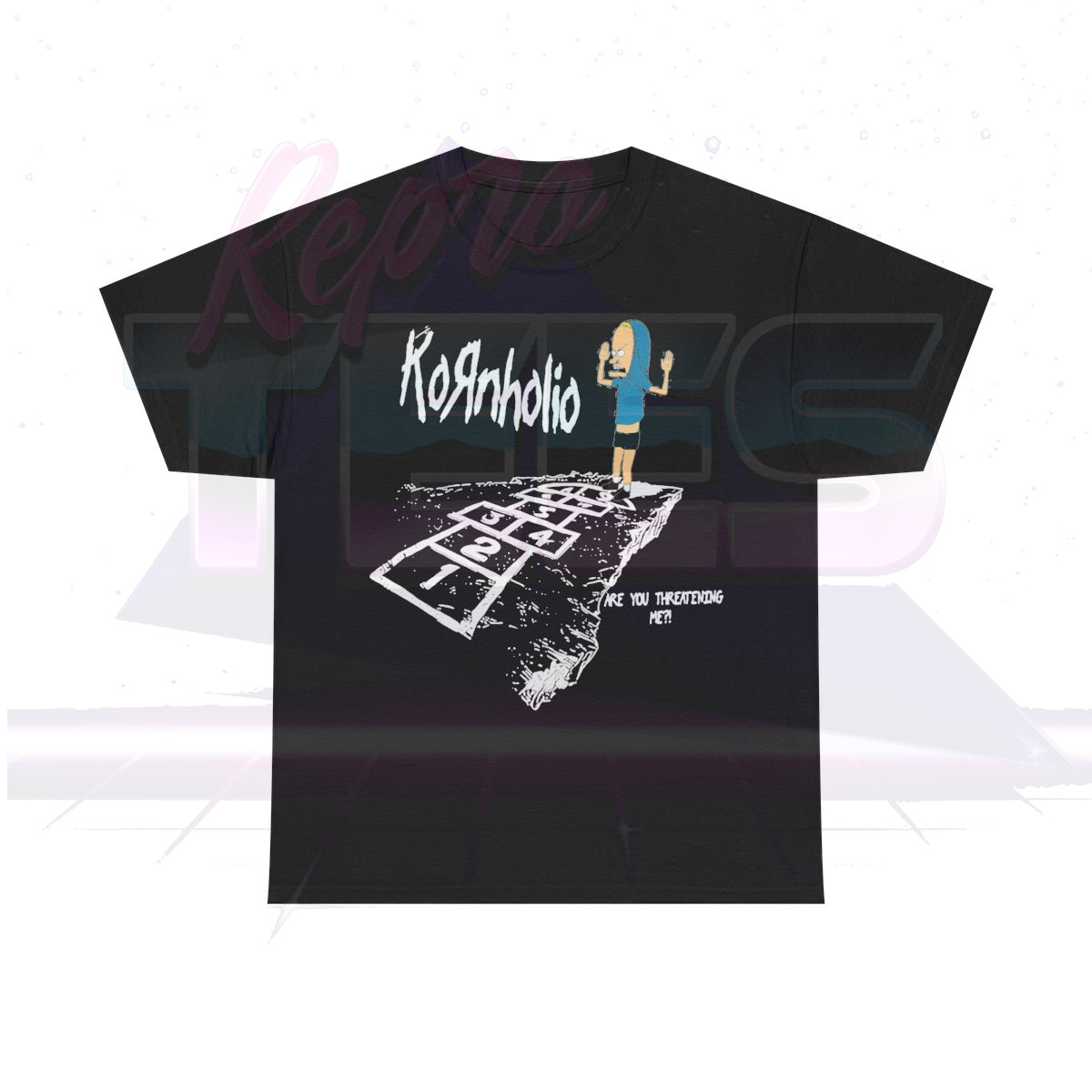 Beavis & Butthead Kornholio Korn Follow The Leader Parody Shirt - Image 2