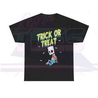 The Simpsons Halloween Bart Simpson Skeleton Trick or Treat T-Shirt